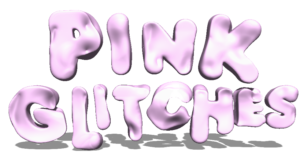 Pink Glitches Logo